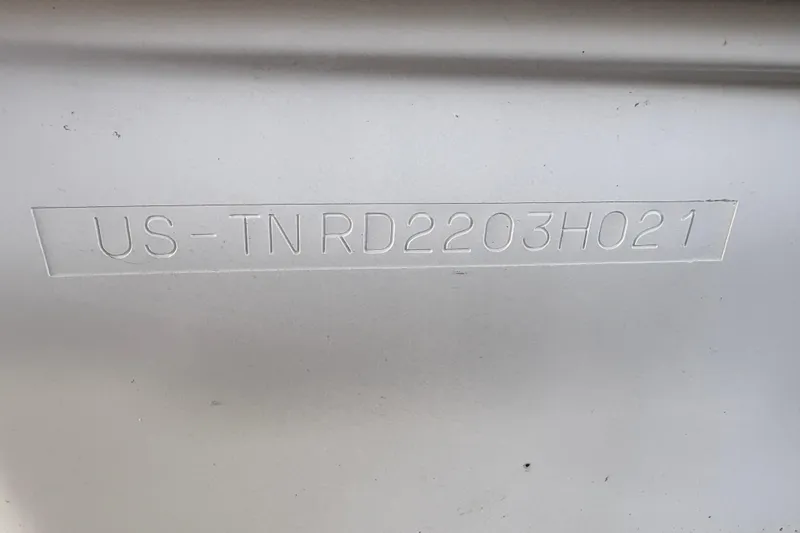 Slide: The Image of 2021 Formula 330 Crossover Bowrider I/O hull identification number. - 51