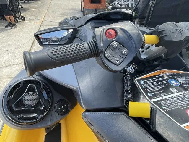 Slide: The Image of Sea-Doo RXP-X 300 Ibr & Audio Millenium Yellow 2022 - 7