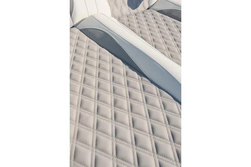 Slide: The Image of Triple Mercury outboard engines on 2023 Invincible 36 Open Fisherman boat. - 6