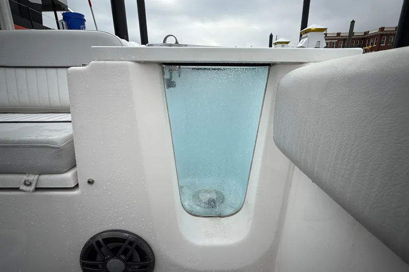 Slide: The Image of 2023 Sea Fox 248 Commander boat interior with wet surfaces and seating. - 20