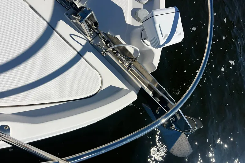 Slide: The Image of Engine room of 2019 Sea Ray L550 yacht, showcasing mechanical components and systems. - 102