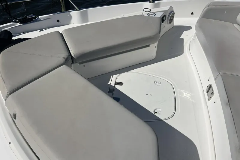 Slide: The Image of Engine room of 2019 Sea Ray L550 yacht with CAT Marine Power junction box. - 99