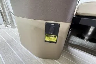 Slide: The Image of 2025 Berkshire 23ULESTS3-93 interior detail with control panel and caution label. - 21