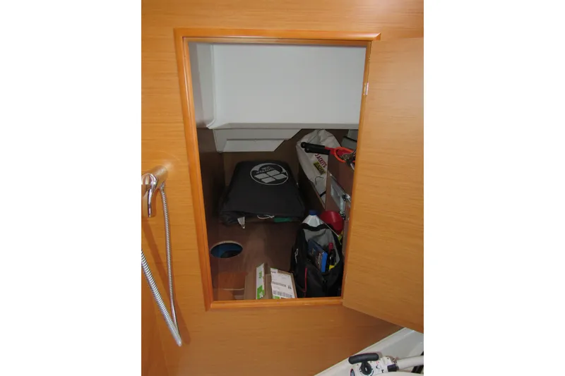 Slide: The Image of Interior storage space of 2013 Jenneau Sun Odyssey 379 sailboat. - 52