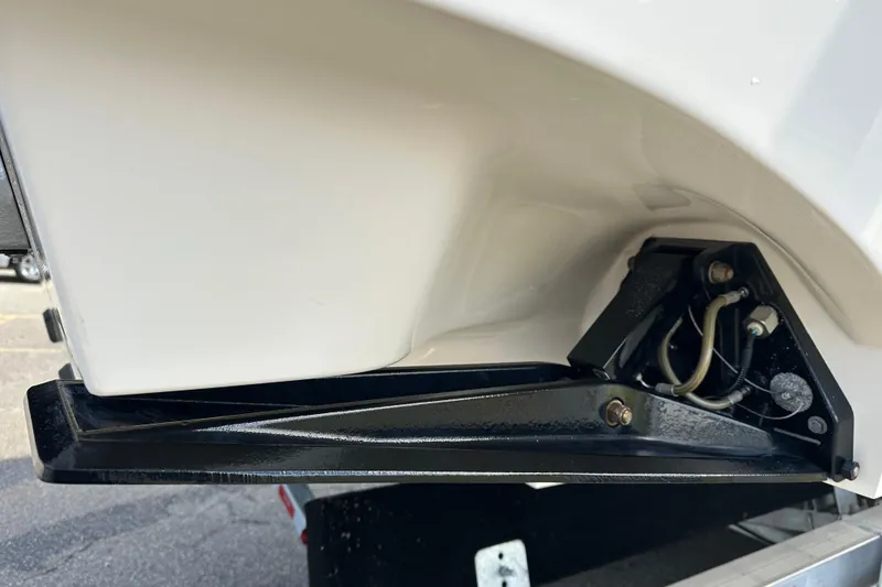 Slide: The Image of Close-up of 2022 Fountain 38 CC LS boat component, showcasing detailed engineering. - 44