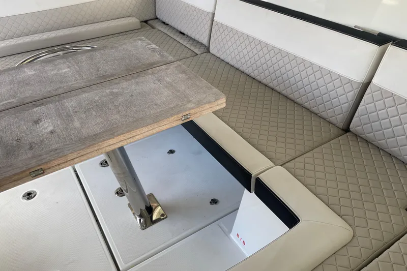 Slide: The Image of 2019 Jeanneau Leader 33 yacht in dry dock at South Texas Yacht Services. - 33