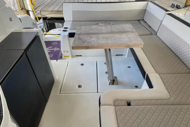 Slide: The Image of 2019 Jeanneau Leader 33 boat named "Into the Blue II" in Southampton, NY. - 35