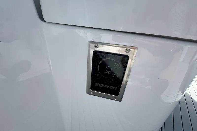 Slide: The Image of Helm of 2026 Cruisers Yachts 38 VTR with Simrad navigation system. - 13