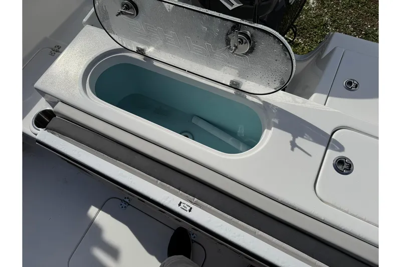 Slide: The Image of 2025 Sea Pro 222 Center Console boat with seating and Suzuki outboard motor. - 17