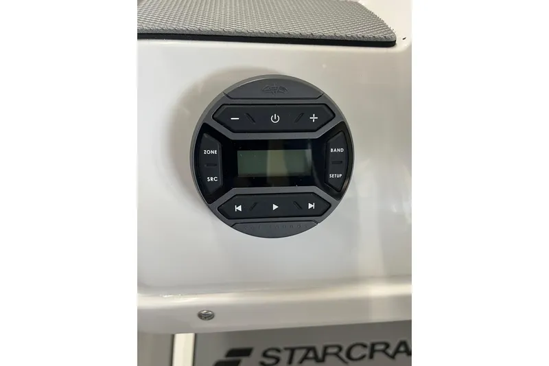 Slide: The Image of Control panel on 2026 Starcraft SV 16 OB boat dashboard. - 27