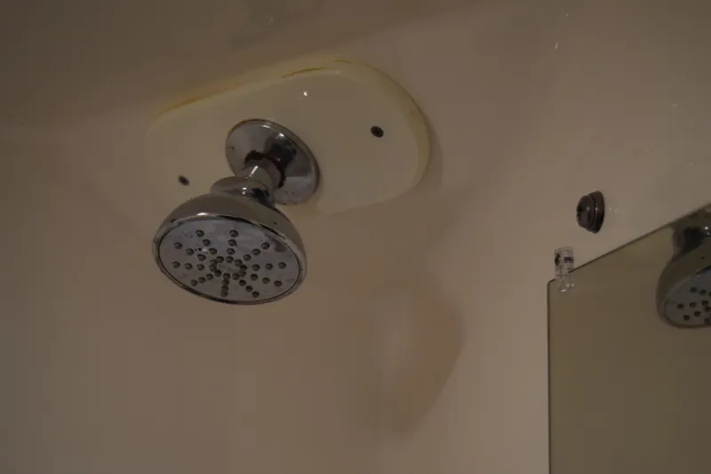 Slide: The Image of Showerhead in 2021 Regal 26 XO boat bathroom interior. - 146