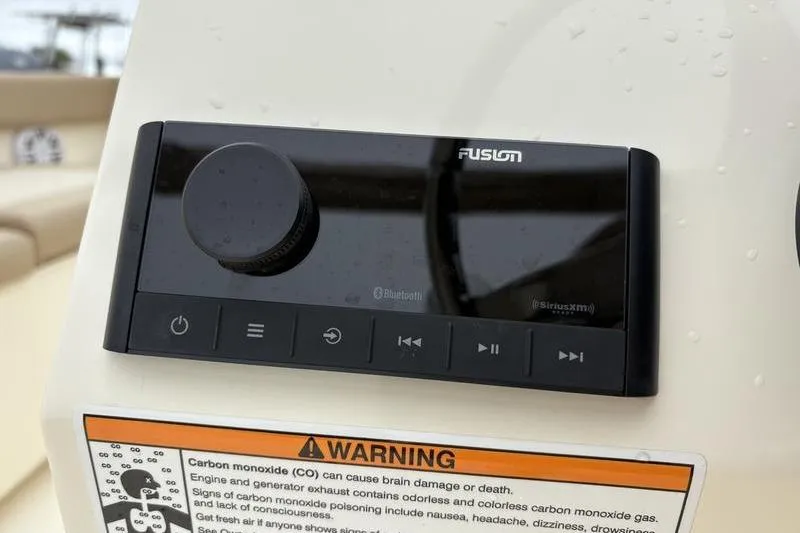 Slide: The Image of Garmin GPS display on 2026 Scout 195 Sport Dorado boat, showing U.S. map and coordinates. - 15