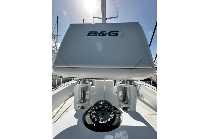 Slide: The Image of Catalina 320 sailboat cockpit with B&G navigation system, 2008 model. - 31