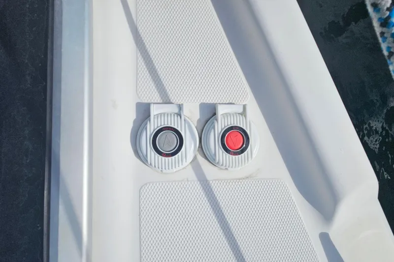 Slide: The Image of McMurdo SmartFind AIS EPIRB on 2013 Marlow-Hunter 50 aft cabin yacht. - 75