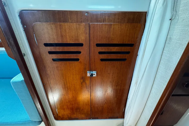 Slide: The Image of Closet storage , port side , opposite the head area - 56