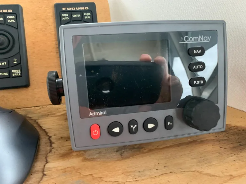 Slide: The Image of ComNav navigation device on a 1955 Tugboat L-T 100 Steel Army Tug. - 22