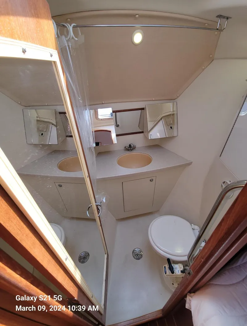 Slide: The Image of Forward Guest Stateroom Ensuite Head/Shower - 29
