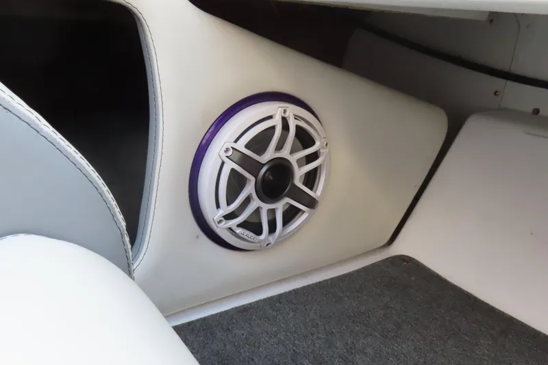 Slide: The Image of Boat interior with JL Audio speaker, Skater 36 model, 1997. - 27