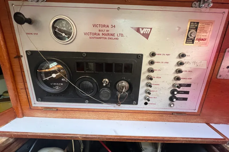 Slide: The Image of Control panel of a 1986 Victoria 34 Sloop by Victoria Marine Ltd. - 15