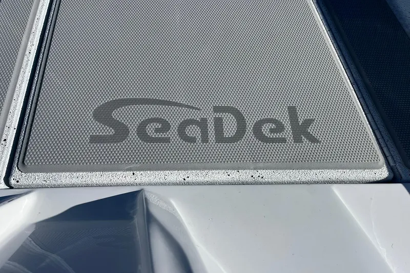 Slide: The Image of SeaDek flooring on 2026 Express H18C Crappie boat with Yamaha Vmax 115 SHO. - 11