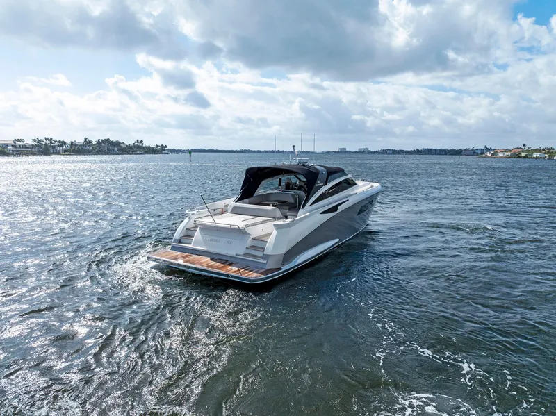 Slide: The Image of Sichterman Libertas 54 yacht cruising on open water, 2021 model. - 45