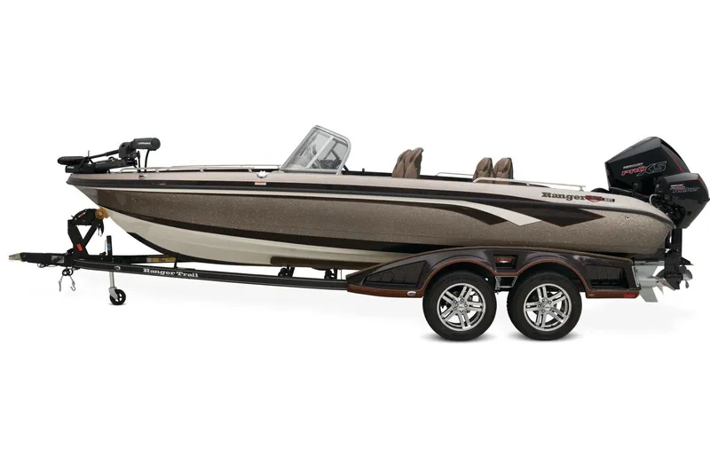 Slide: The Image of 2026 Ranger 621FS Cup Equipped boat with sleek design and modern features. - 2
