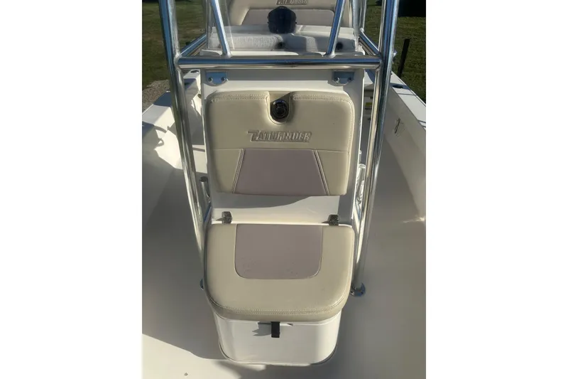 Slide: The Image of Pathfinder 2005 TRS boat seat with stainless steel frame, 2023 model. - 12