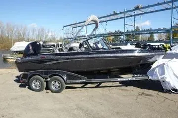 The Image of 2026 Ranger 2080MS boat on trailer in outdoor storage area. - 68
