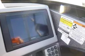 Slide: The Image of Dashboard of 2026 Ranger 2080MS with touchscreen and safety labels. - 82