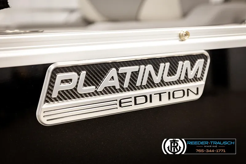 Slide: The Image of 2026 Avalon VEN85 VRB Platinum Edition badge with carbon fiber detail. - 53