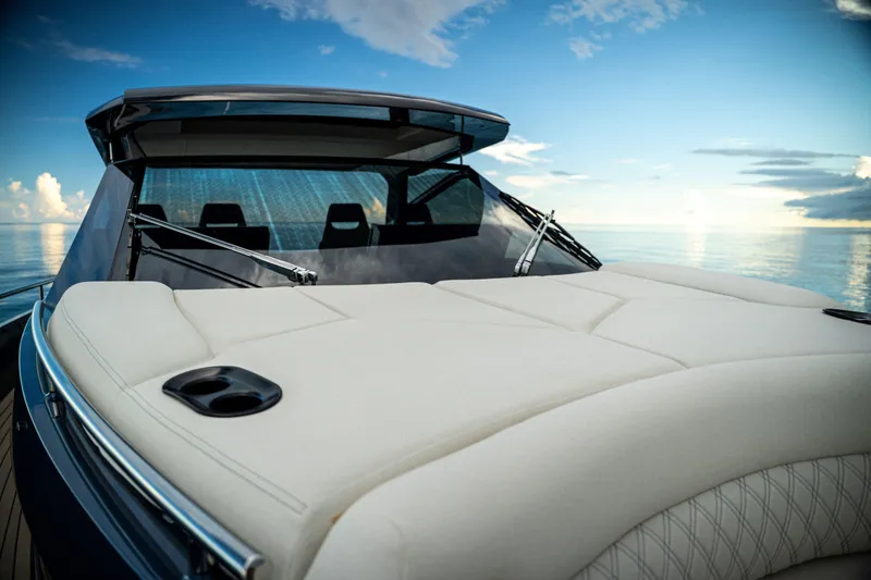 Slide: The Image of Modern kitchen with sleek design, featuring a Dutch American DA 53 cooktop, 2025 model. - 82