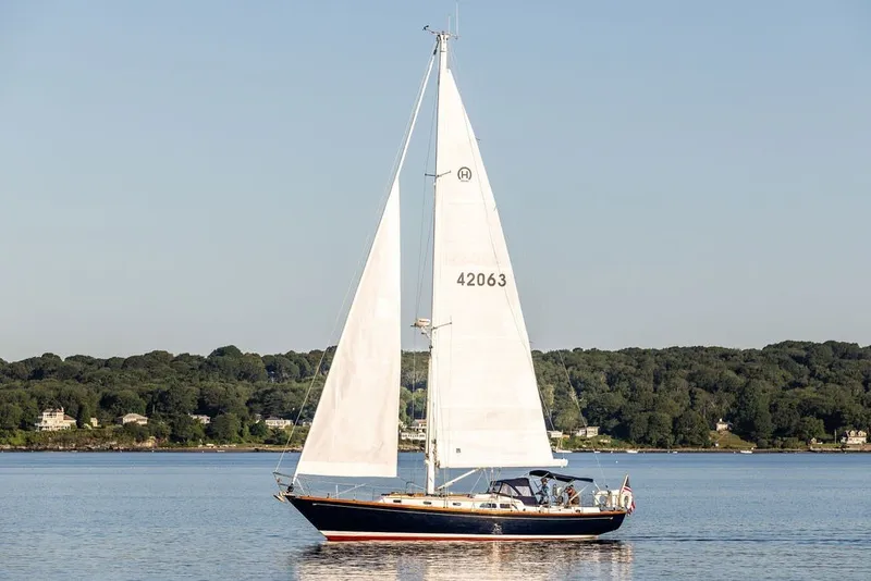 The Image of Sailing yacht Hinckley Sou'wester 42, 1994 model, cruising on calm waters. - 0