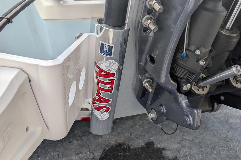 Slide: The Image of 2026 Key West 230 Bay Reef boat with a powerful 250 horsepower engine. - 5