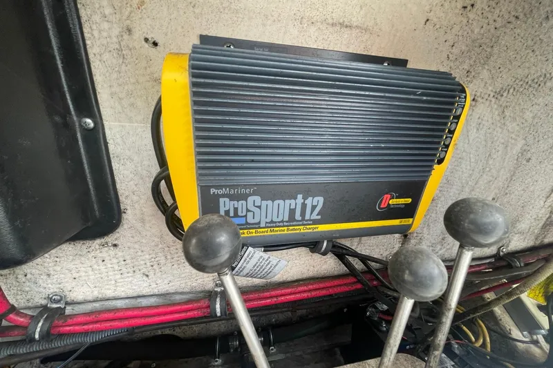 Slide: The Image of ProMariner ProSport12 marine battery charger in 2005 Wellcraft 290 Coastal boat. - 42