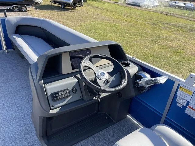 Slide: The Image of Sun Tracker Party Barge 18 DLX 2026 - 18