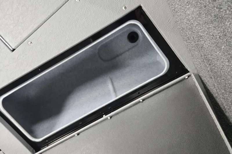 Slide: The Image of Storage compartment of 2026 Princecraft Sport 175 boat, featuring sleek design and durable materials. - 21