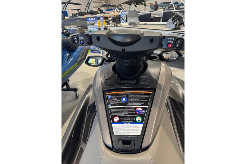 Slide: The Image of 2025 Yamaha WaveRunner FX HO dashboard with controls and safety instructions. - 3