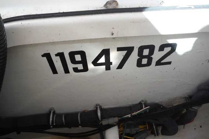 Slide: The Image of Tiara Yachts 3600 Open 2007 hull number 1194782 with visible wiring. - 52