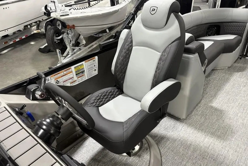 Slide: The Image of Luxury seating in 2026 Premier 230 Solaris RF boat, featuring modern design and comfort. - 26