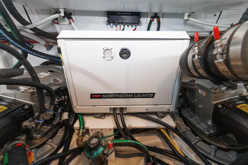 Slide: The Image of Engine room of 2022 Sabre 38 SE with Northern Lights generator. - 36