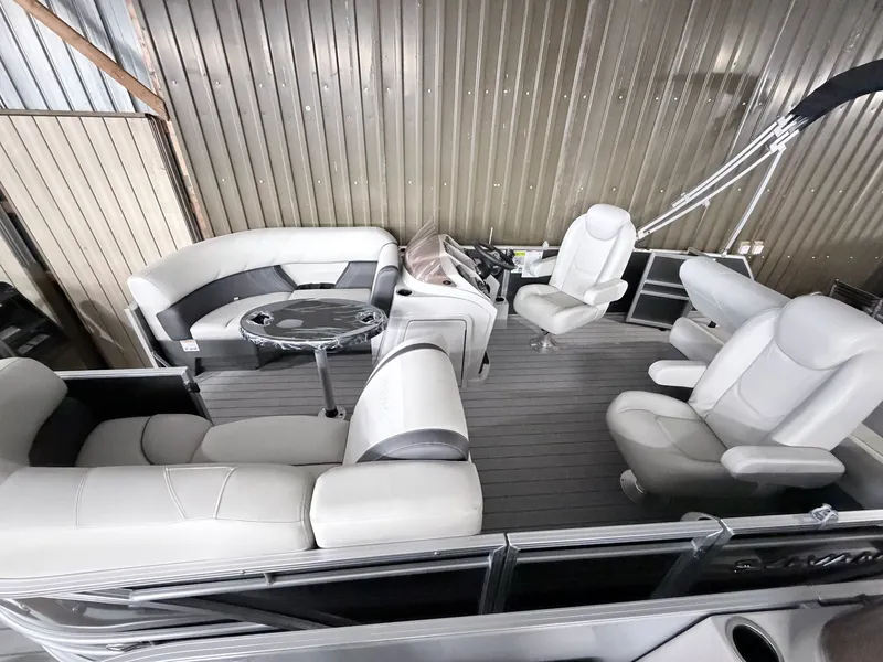 Slide: The Image of Interior of 2026 Sylvan Mirage 820 CLZ DH pontoon boat. - 16