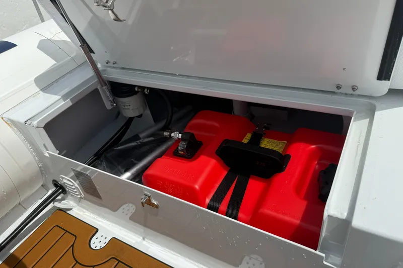 Slide: The Image of Luxury seating on 2026 East Marine 390 LUXURY boat with quilted upholstery. - 11