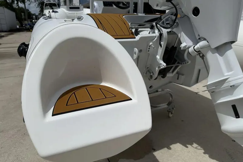 Slide: The Image of 2026 East Marine 390 LUXURY boat detail, featuring sleek design and modern components. - 9