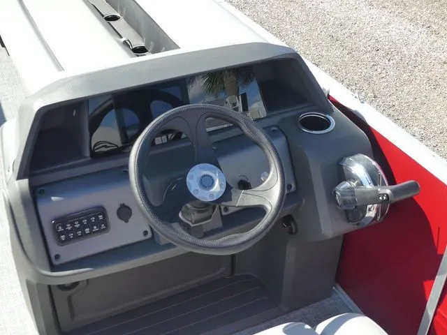 Slide: The Image of Sun Tracker Party Barge 18 DLX 2026 - 18