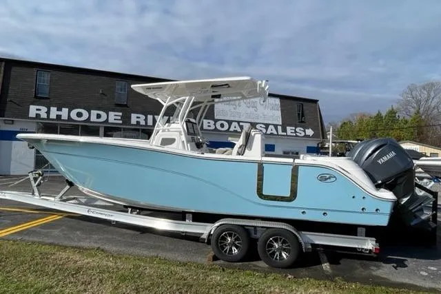 Slide: The Image of 2022 Sea Fox 288 Commander boat on trailer at Rhode Island Boat Sales. - 13