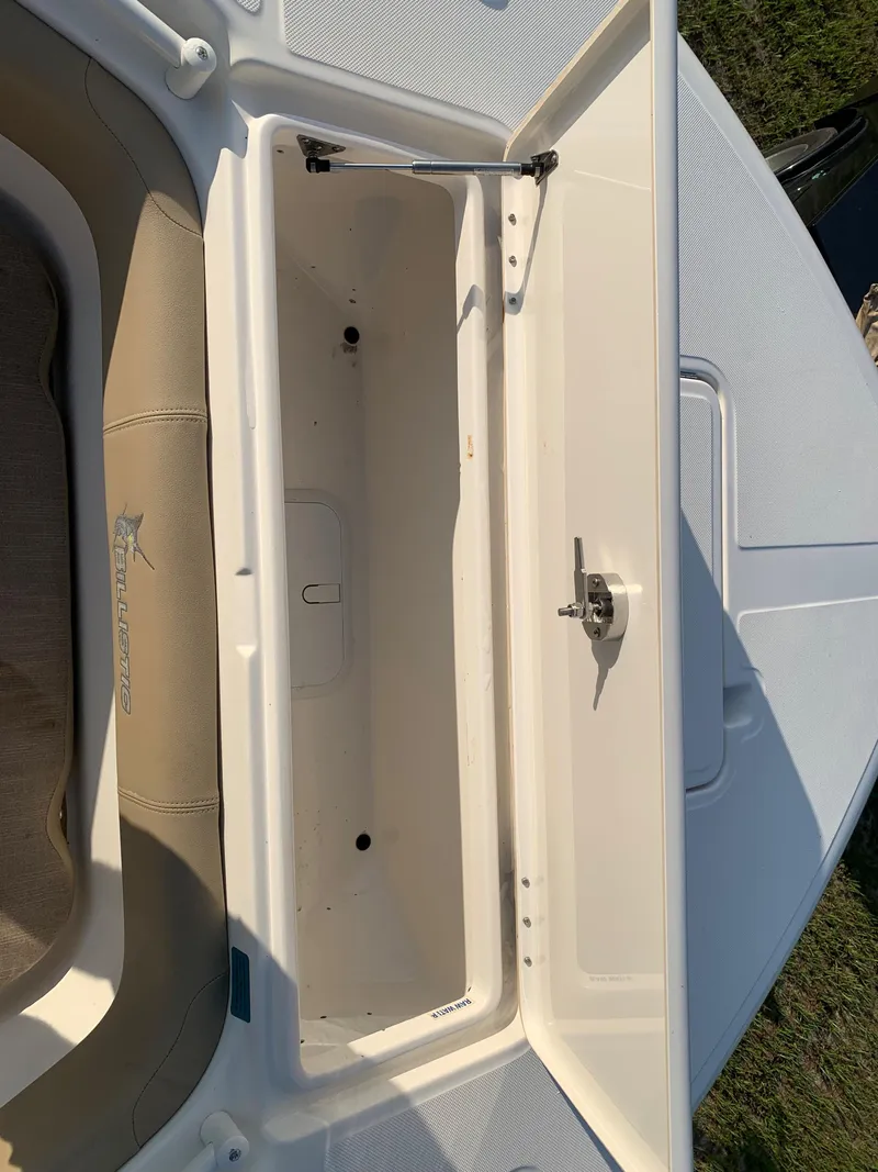 Slide: The Image of 2016 Key West 351 Billistic boat storage compartment. - 33