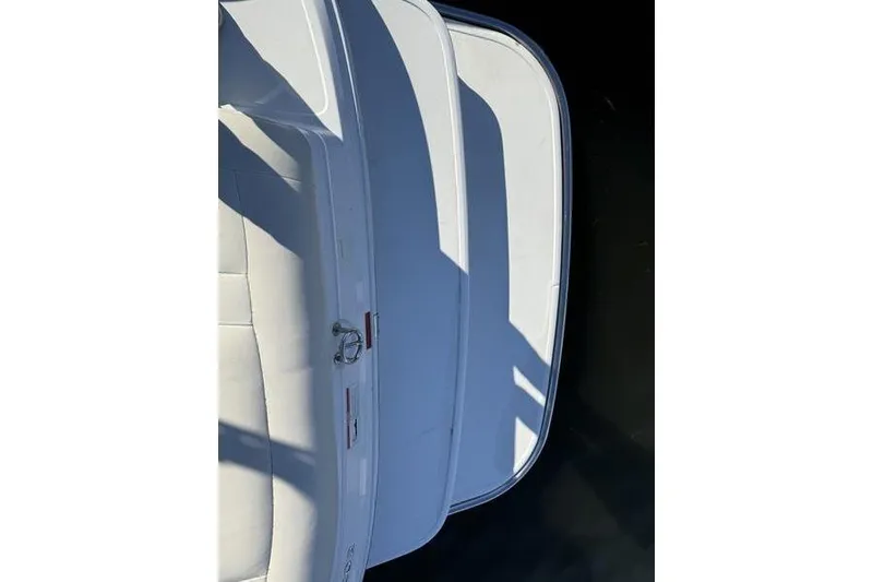 Slide: The Image of Rear view of a 2008 Cobalt 202 boat, showcasing its sleek white design. - 9