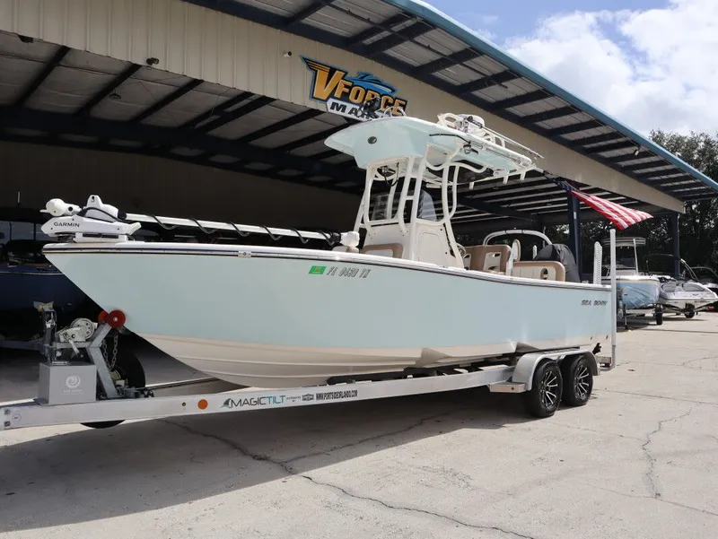 Slide: The Image of Sea Born LX24 Center Console 2024 - 2