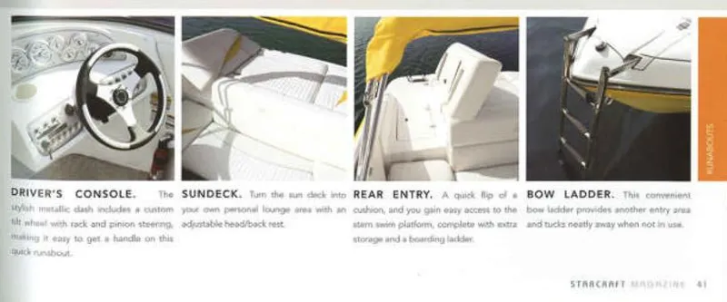 Slide: The Image of 2007 Starcraft 2100 IO RE Limited boat features: driver's console, sundeck, rear entry, bow ladder. - 10
