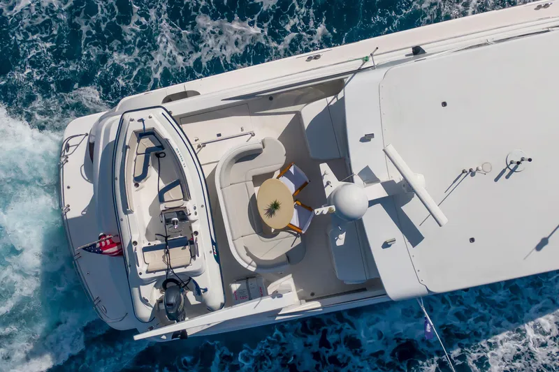 Slide: The Image of Hatteras 80 Gallopin- Aerial Profile - 6